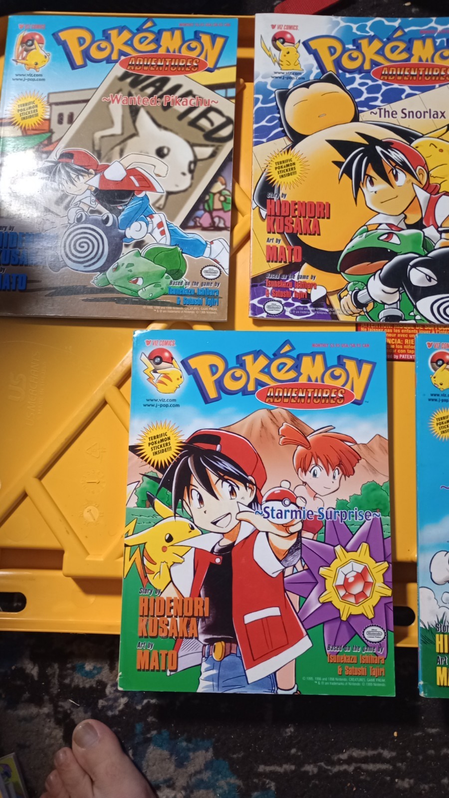 Pokemon Adventure Hidenori Kusaka & Mato 1-5 Viz Comics Manga Books complete Pokemon Adventure Hidenori Kusaka & Mato 1-5 Viz Comics Manga Books complete
