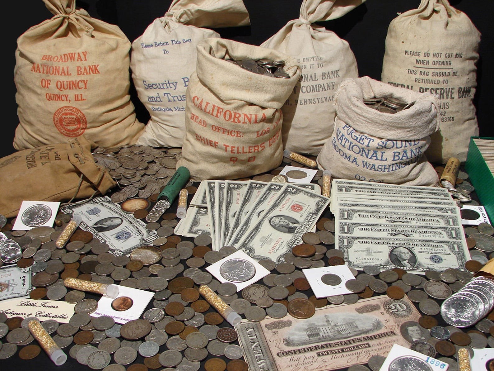 ESTATE SALE ~ OLD COINS ~ GOLD ~ .999 SILVER BARS BULLION ~ CURRENCY ~ PROOFS
