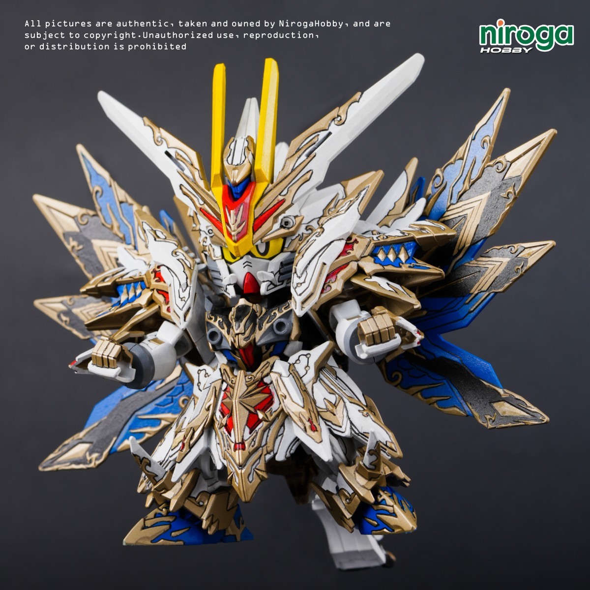 pre-order [custom repainted] SDW Heroes Superior Strike F Dragon -gundam bandai