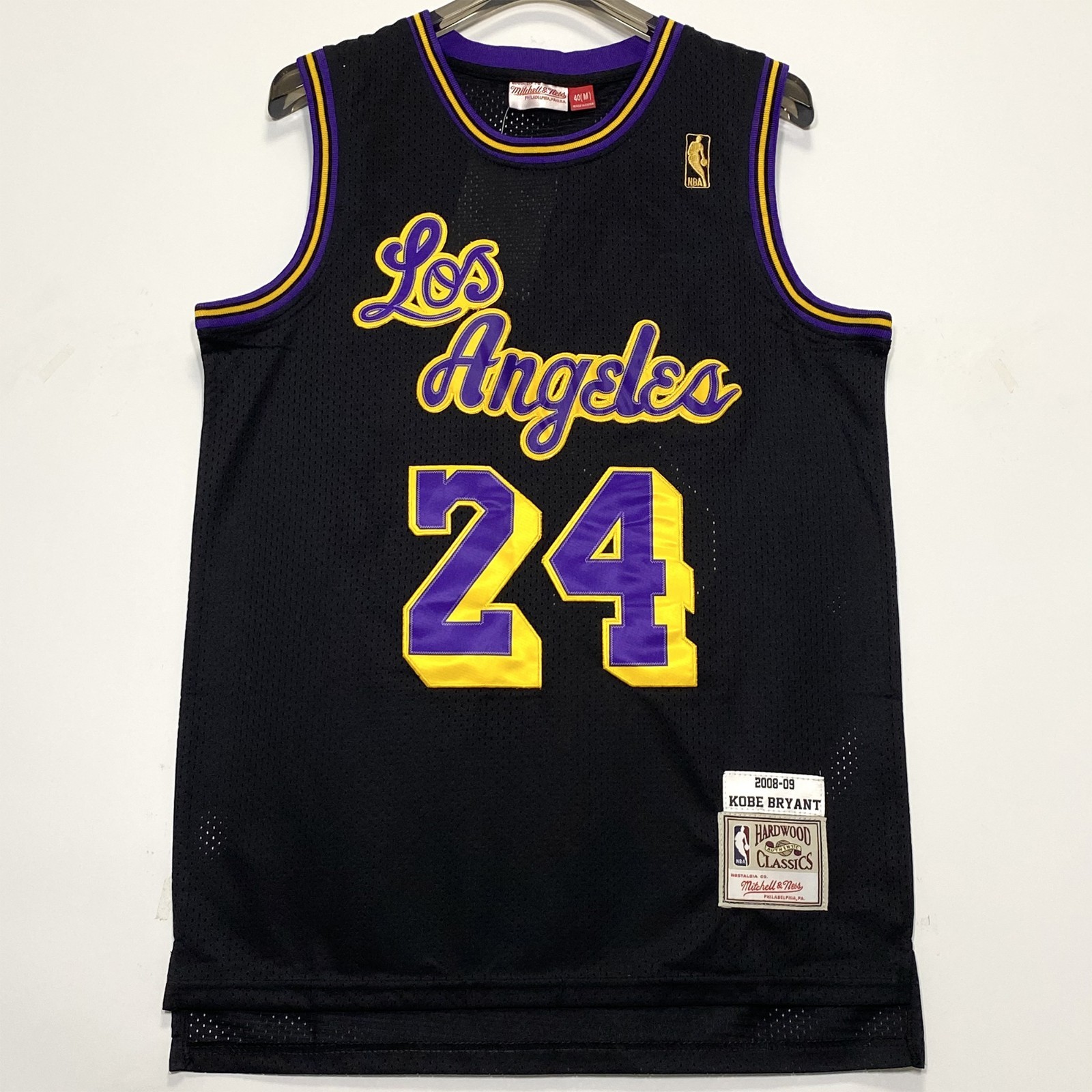 Kobe Bryant #24. Black basketball jersey. Stitched version. Custom. Sizes S–2XL