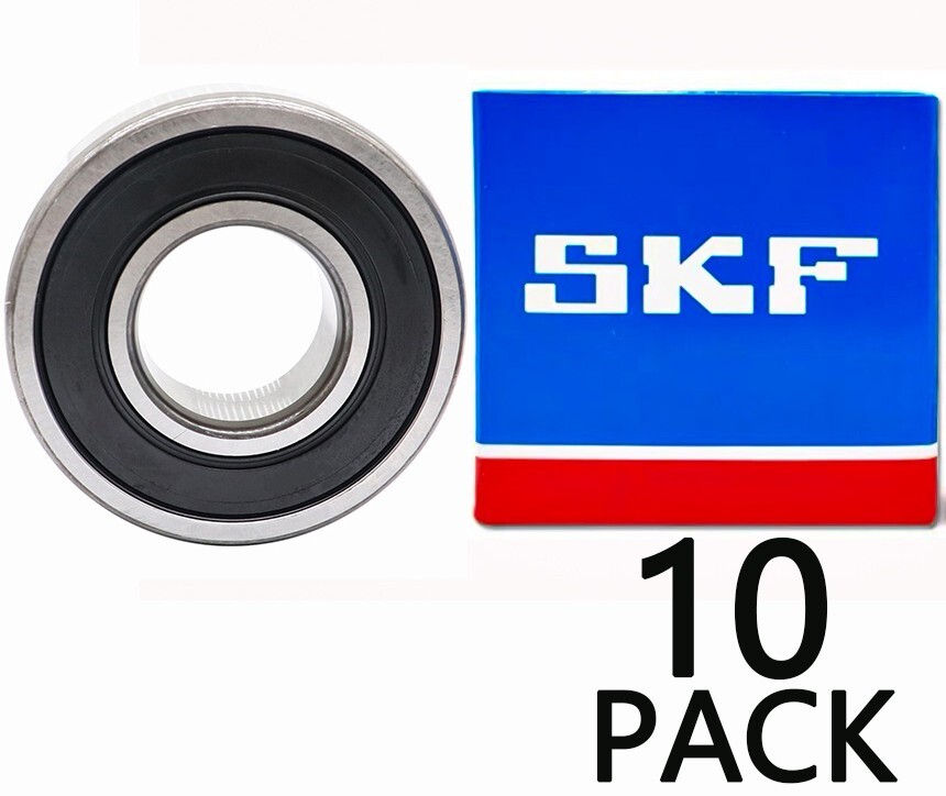 10PACK SKF 6004-2RSH 20X42X12MM Double Rubber Seal Ball Bearings 10PACK SKF 6004-2RSH 20X42X12MM Double Rubber Seal Ball Bearings