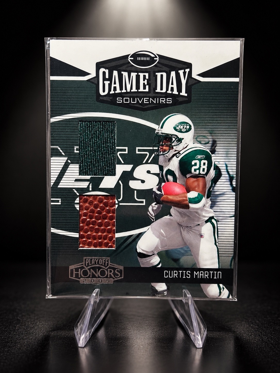 2005 Playoff Honors - Game Day Curtis Martin #GD-6 Souvenirs /250 (MEM)