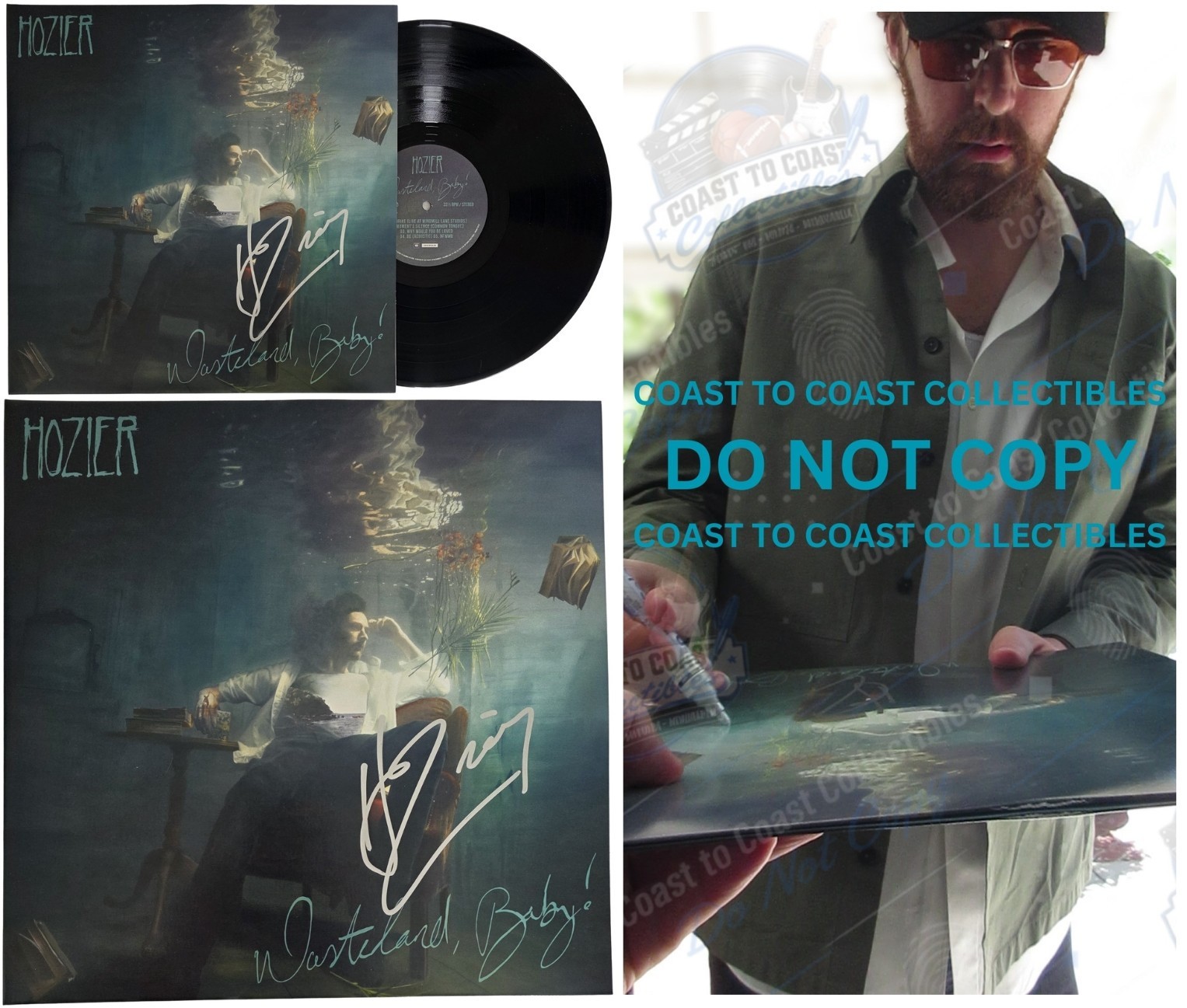 Andrew Hozier Byrne Signed Hozier Westeland Baby Album Proof Autographed Vinyl
