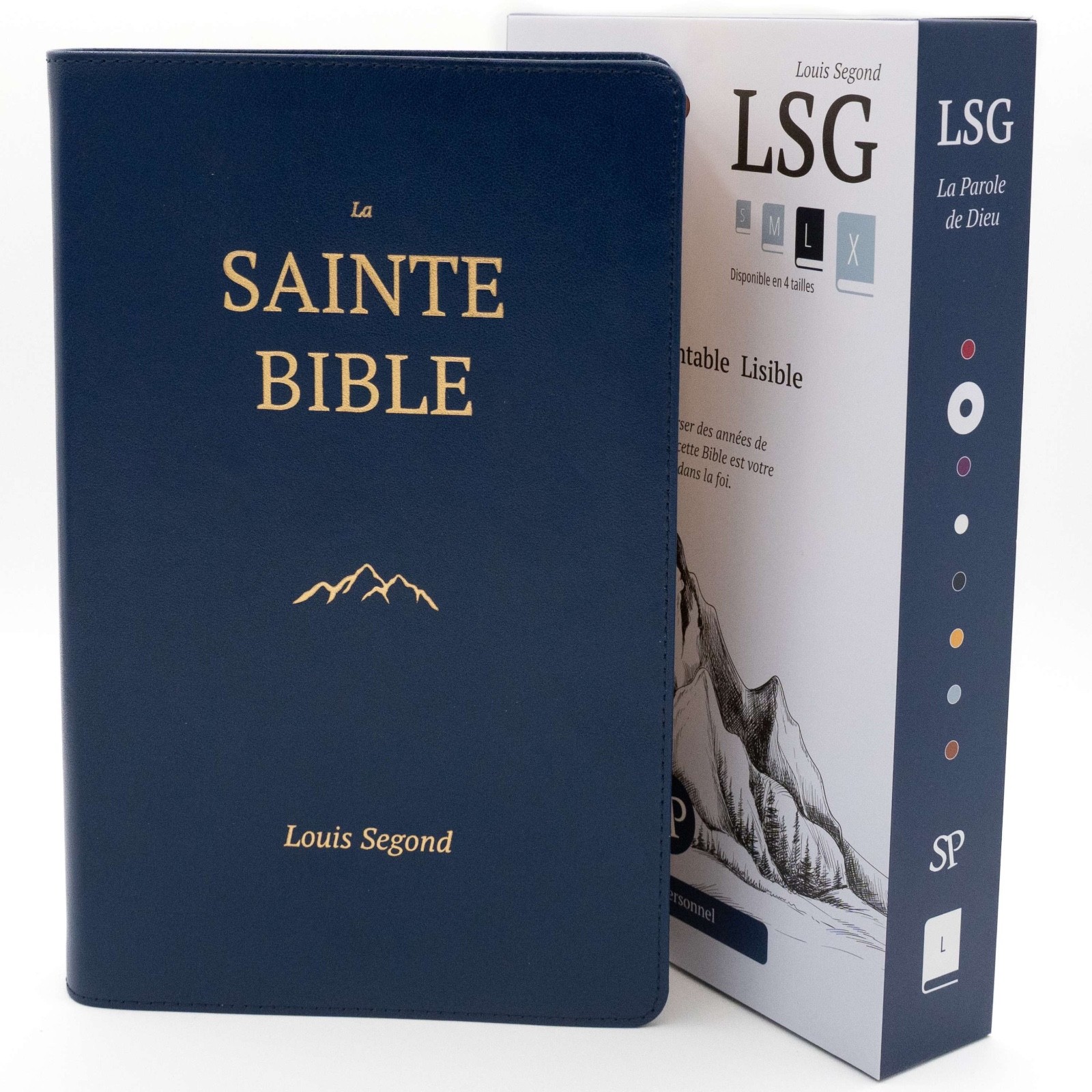 Blue Louis Segond French Bible LARGE Print – LSG Bible Bleu en Français by SP