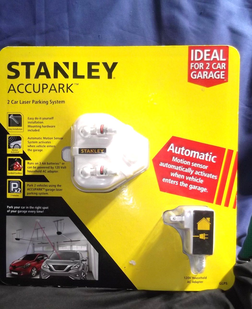 Stanley Accupark Garage Parking 2 Car Laser Parking System Assist Guide NIB Stanley Accupark Garage Parking 2 Car Laser Parking System Assist Guide NIB