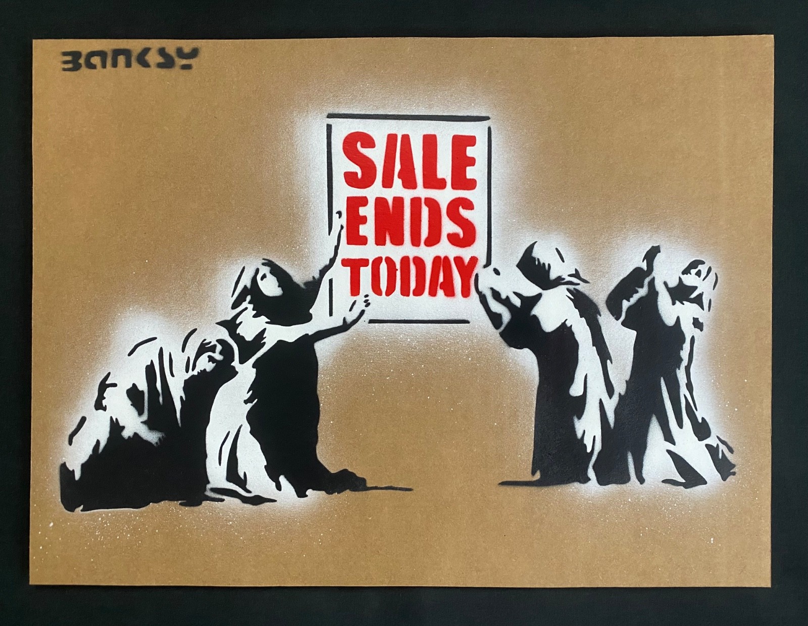 Banksy Original Dismaland Painting 2015 with paperwork Banksy Original Dismaland Painting 2015 with paperwork
