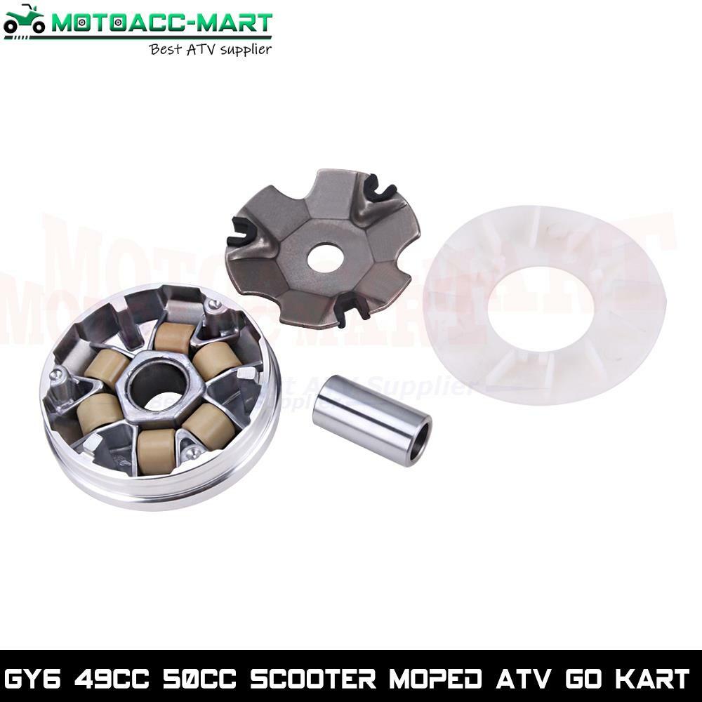 New Variator Fan Rollers & Clutch For GY6 49 50cc Scooter Moped Go Kart ATV New Variator Fan Rollers & Clutch For GY6 49 50cc Scooter Moped Go Kart ATV