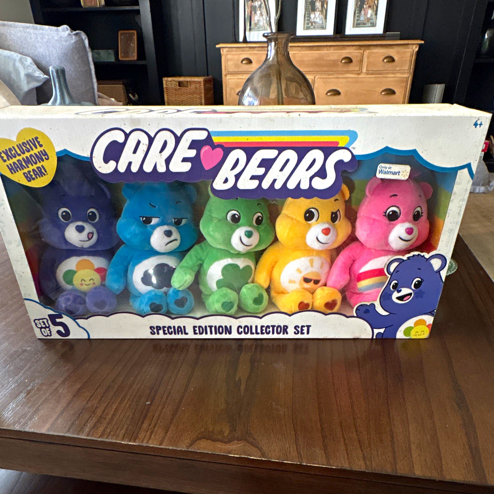 Care Bears Collector\'s Edition Boxed 5-Pack Plush Bear Stuffed Animal Set