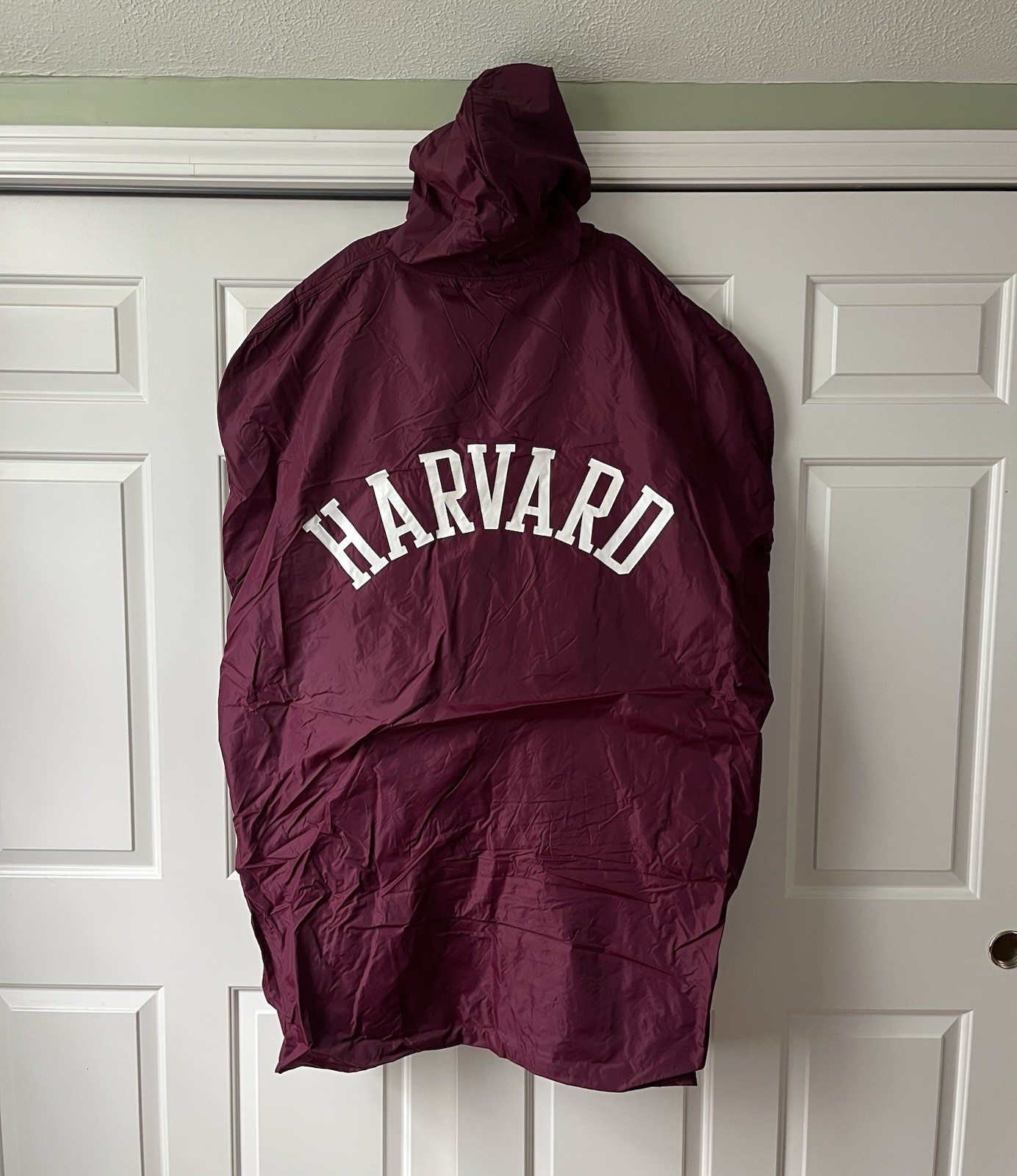 Vintage Harvard University Football Sideline Cape Jacket