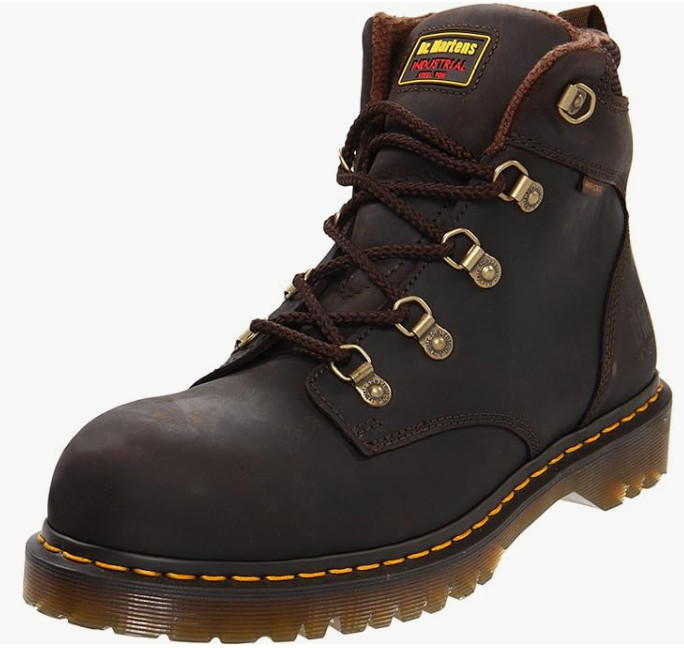 Dr. Martens Holkham Steel Toe Hiker Gaucho 13 UK/15 M US Women\'s/14 M US Men\'s