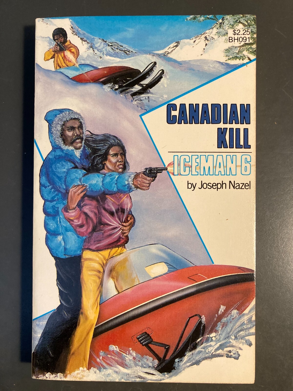 Canadian Kill - JOSEPH NAZEL 1983 Like New - Holloway House Blaxploitation 