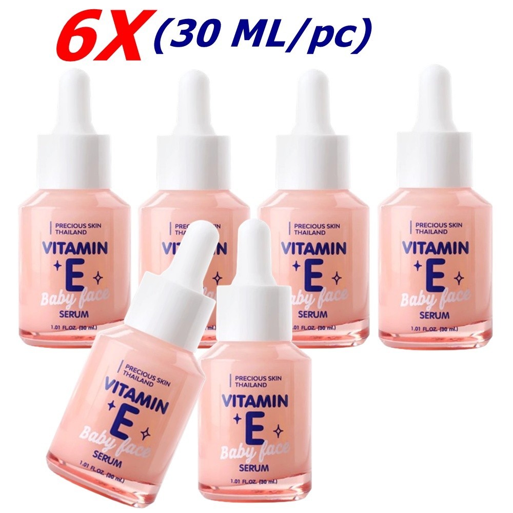 6X Precious Skin Thailand Vitamin E Baby Face Serum Acne Anti-Aging Dark Spot Mo