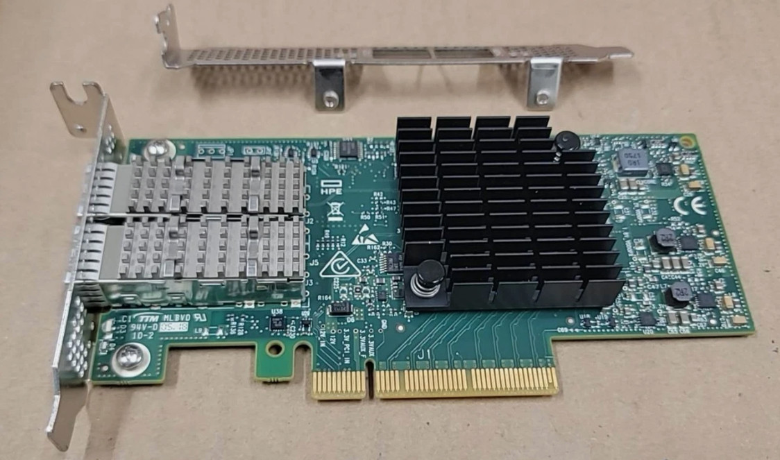 HPE 840140-001 Ethernet 10/25Gb 2-Port 640SFP28 Network Adapter 817753-B21 -Both HPE 840140-001 Ethernet 10/25Gb 2-Port 640SFP28 Network Adapter 817753-B21 -Both