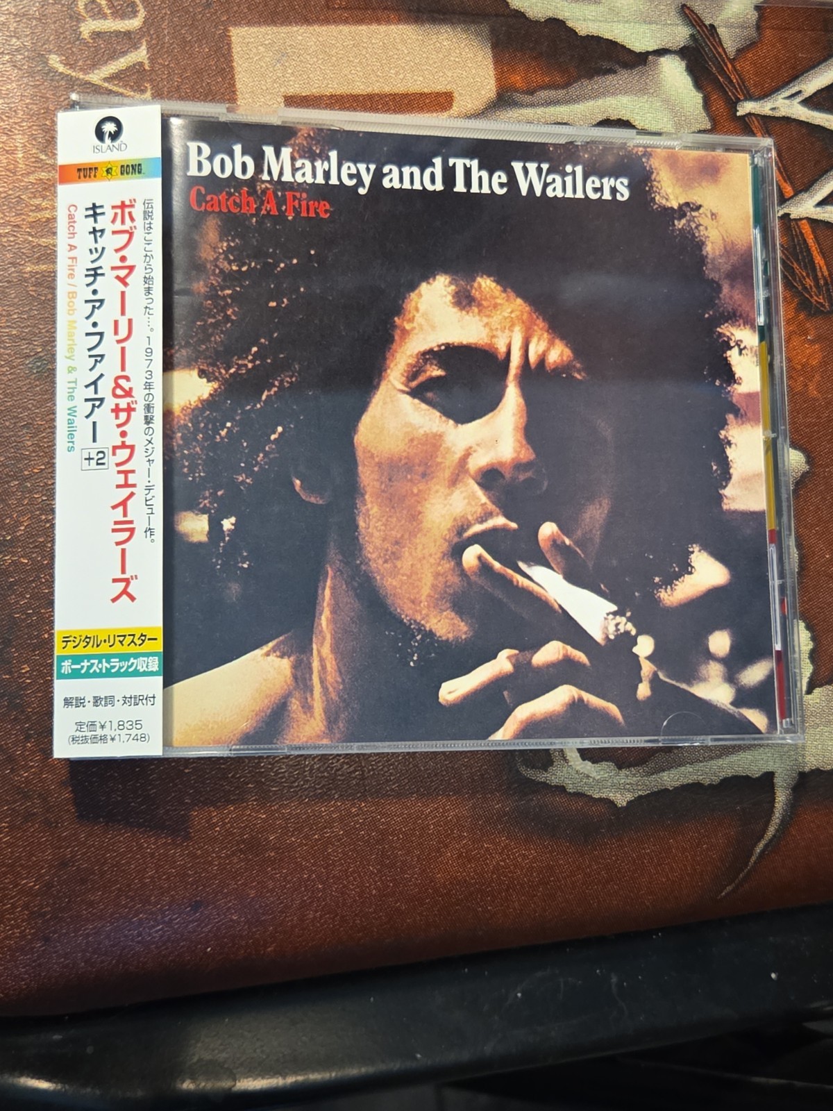 Bob Marley The Wailers Catch A Fire Japan CD OBI UICY-3171 Island Remaster Bonus