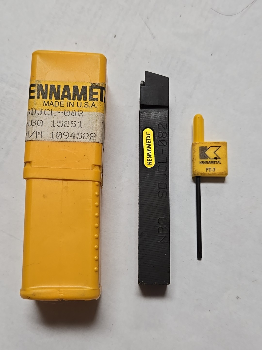New Kennametal SDJCL 082 Lathe Tool Holder 1/2 Shank New Kennametal SDJCL 082 Lathe Tool Holder 1/2 Shank