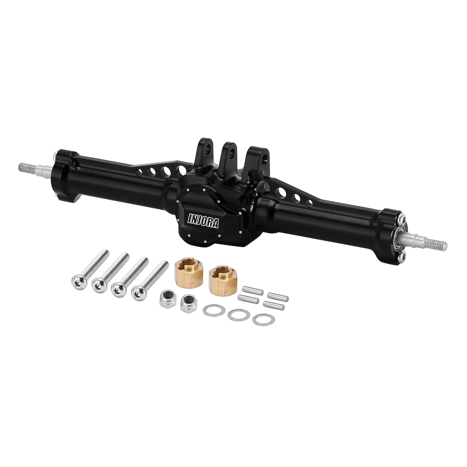 INJORA Rear Axle - +4mm Extended CNC Aluminum Axle for TRX4M Upgrade 1/18 RC Cra INJORA Rear Axle - +4mm Extended CNC Aluminum Axle for TRX4M Upgrade 1/18 RC Cra