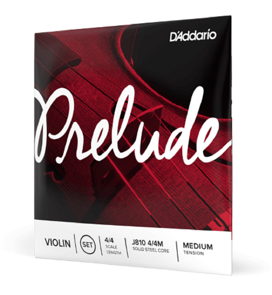 Prelude Violin Strings Set J810 4/4 M Medium D\'Addario