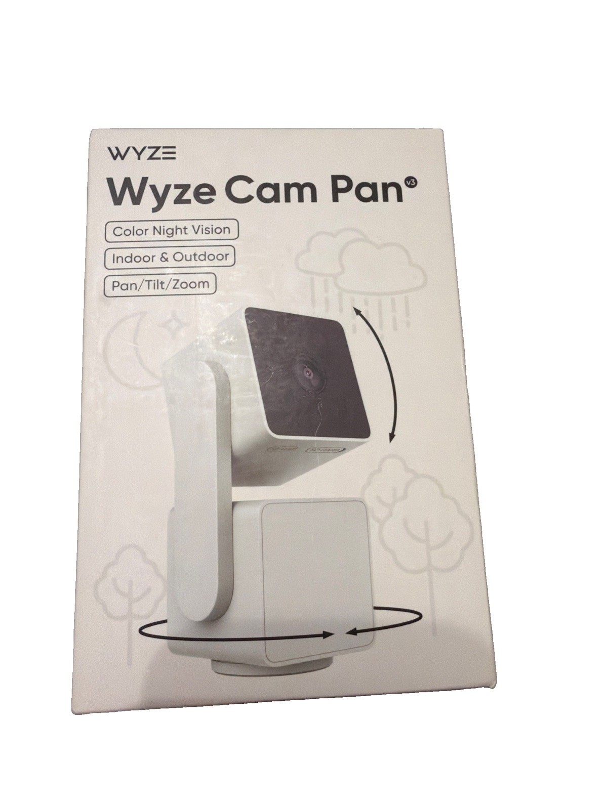 Wyze Cam Pan V3 Indoor Outdoor**open Box