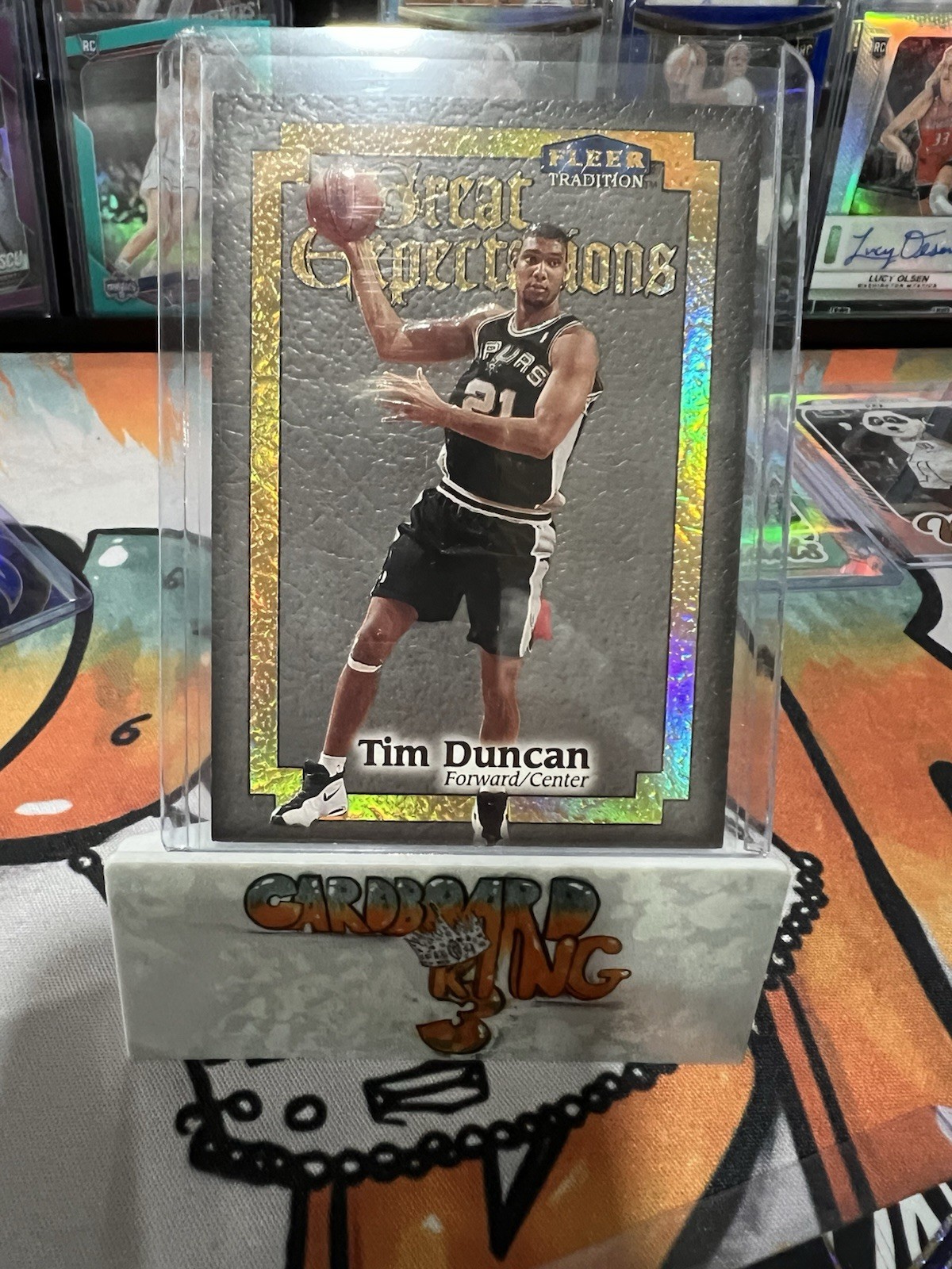 1998-99 Fleer Tradition - Great Expectations Tim Duncan #4 GE 1998-99 Fleer Tradition - Great Expectations Tim Duncan #4 GE