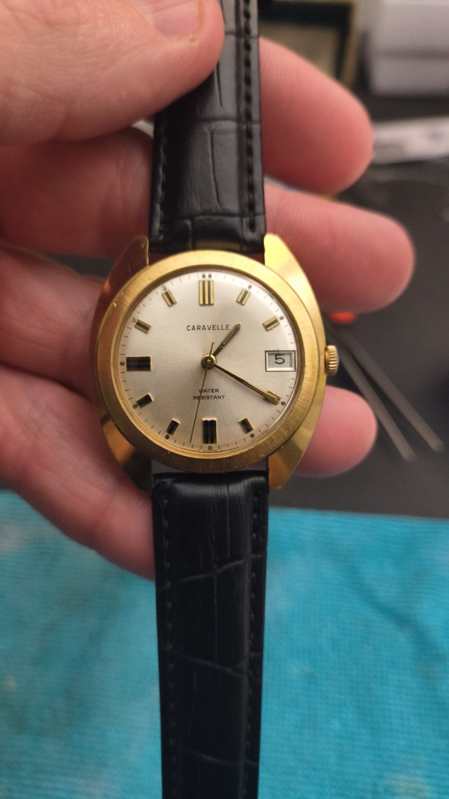 Vintage 1974 Caravelle 17 Jewel Swiss Made Watch Manual Wind Vintage 1974 Caravelle 17 Jewel Swiss Made Watch Manual Wind