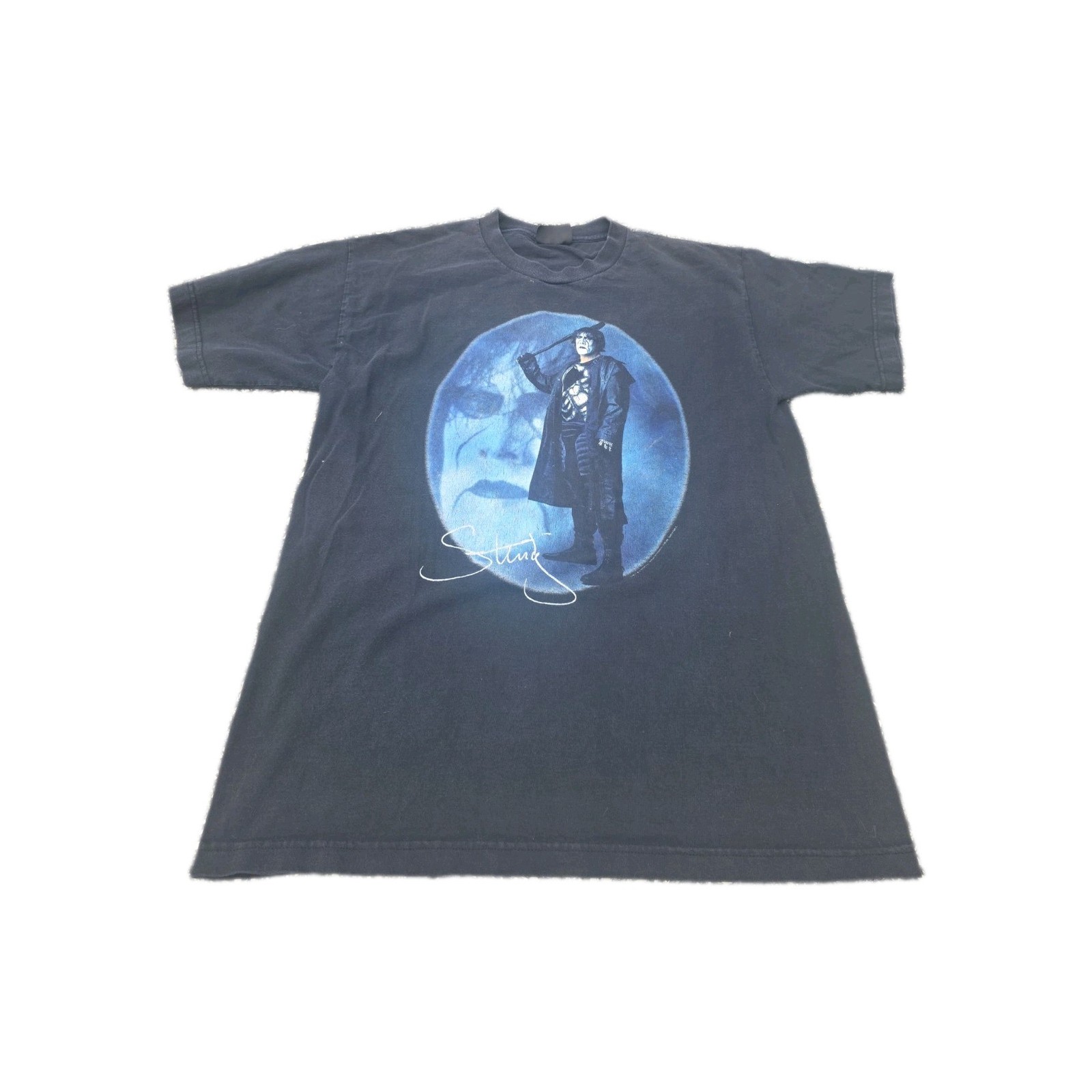 Rare Vintage TODAY’S TRENDZ Sting WCW Wrestler 1998 Moon T Shirt 90s Large