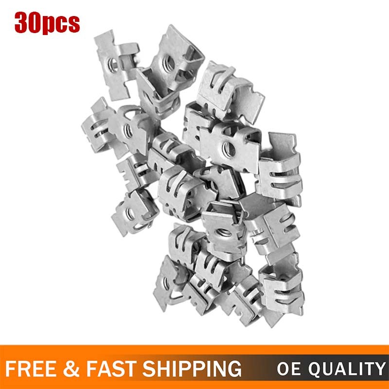 11609952 30X Bumper Fascia Fender Liner Special Nuts Retainers FOR Chevrolet GMC