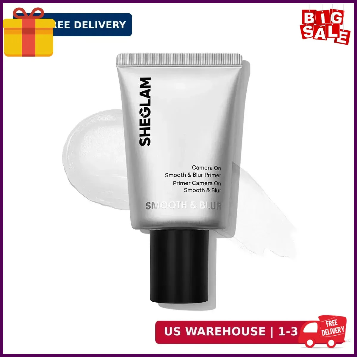 SHEGLAM Camera On Smooth & Blur Primer Mattifying Makeup Base Primer for Smoothi