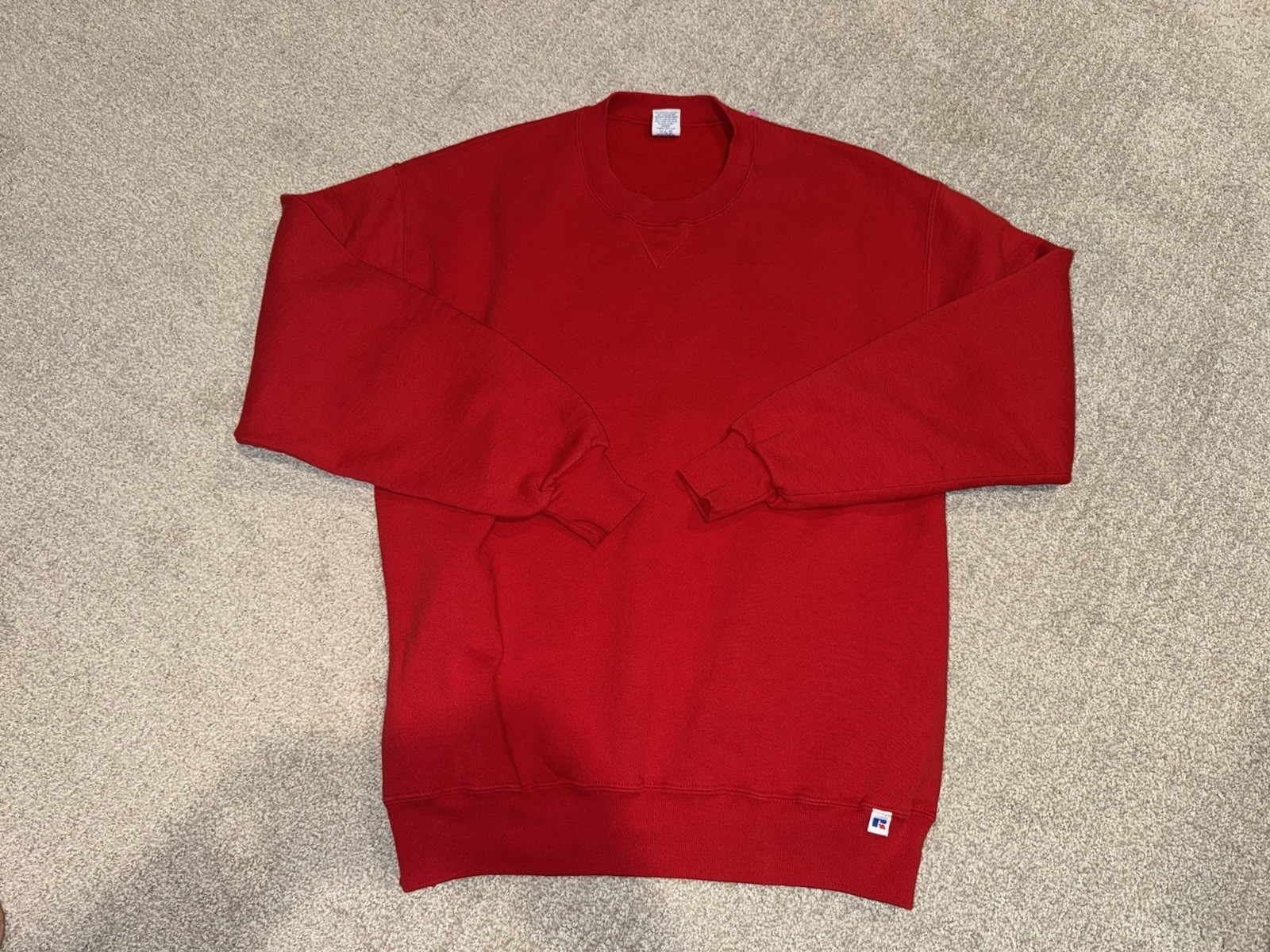 Vintage Russell Athletic Red Sweatshirt Size Large (Tall) Made in USA Rare Vintage Russell Athletic Red Sweatshirt Size Large (Tall) Made in USA Rare