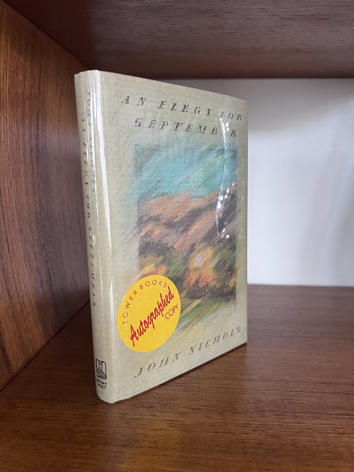 Elegy for September by John Nichols (1992, Hardcover) Signed First Edition 1st P Elegy for September by John Nichols (1992, Hardcover) Signed First Edition 1st P