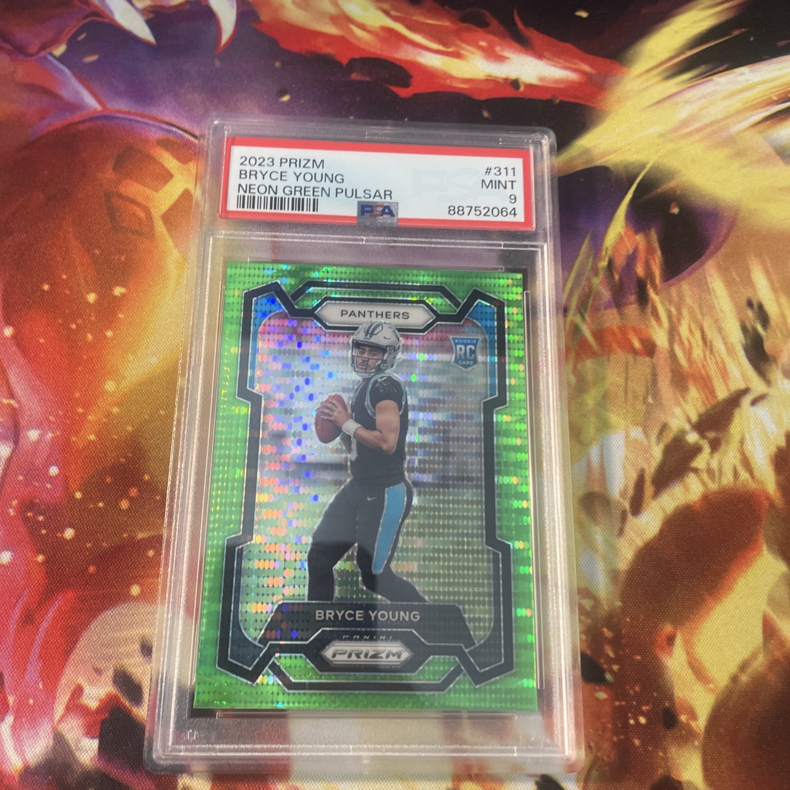 2023 Panini Prizm - Rookies Bryce Young #311 Neon Green Pulsar Prizm (RC) 2023 Panini Prizm - Rookies Bryce Young #311 Neon Green Pulsar Prizm (RC)