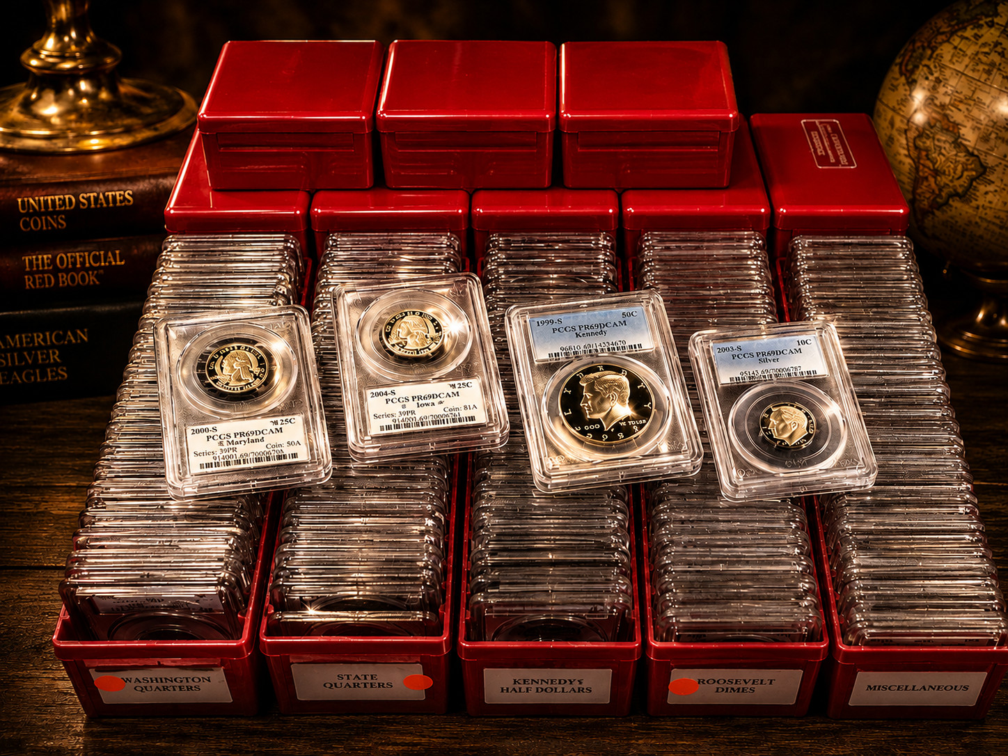 ESTATE SALE US GRADED COINS ▶PCGS NGC◀ 1 SLAB LOT/SILVER GOLD OLD WHOLE SALE LOT