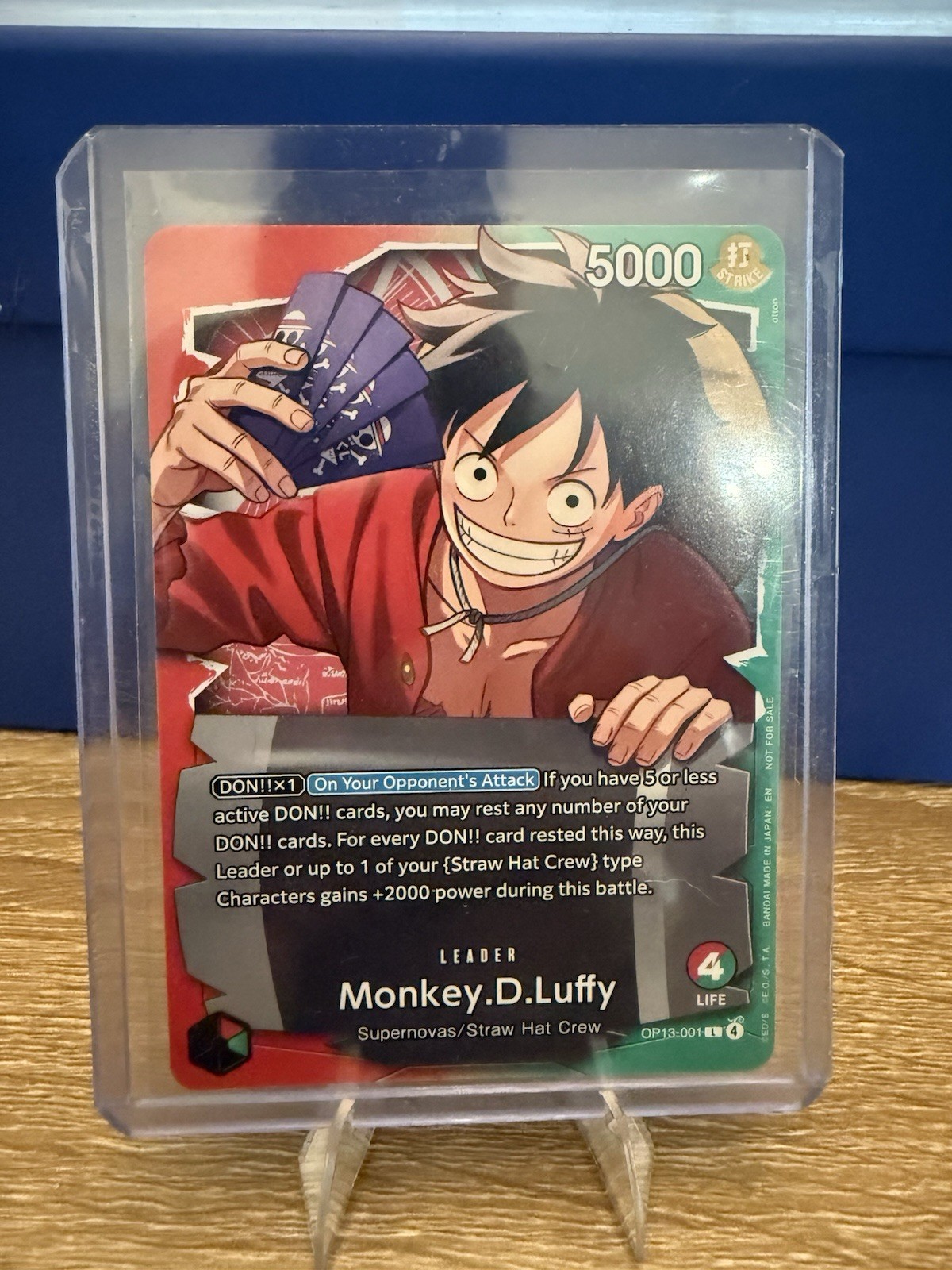 Monkey.D.Luffy - OP13-001 (Ichiban Kuji Exclusive) - One Piece Promotion Cards 