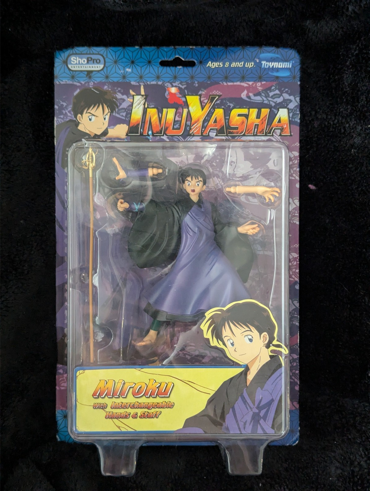 InuYasha Miroku Interchangeable Hands & Staff Action Figure Toynami ShoPro 2005 InuYasha Miroku Interchangeable Hands & Staff Action Figure Toynami ShoPro 2005