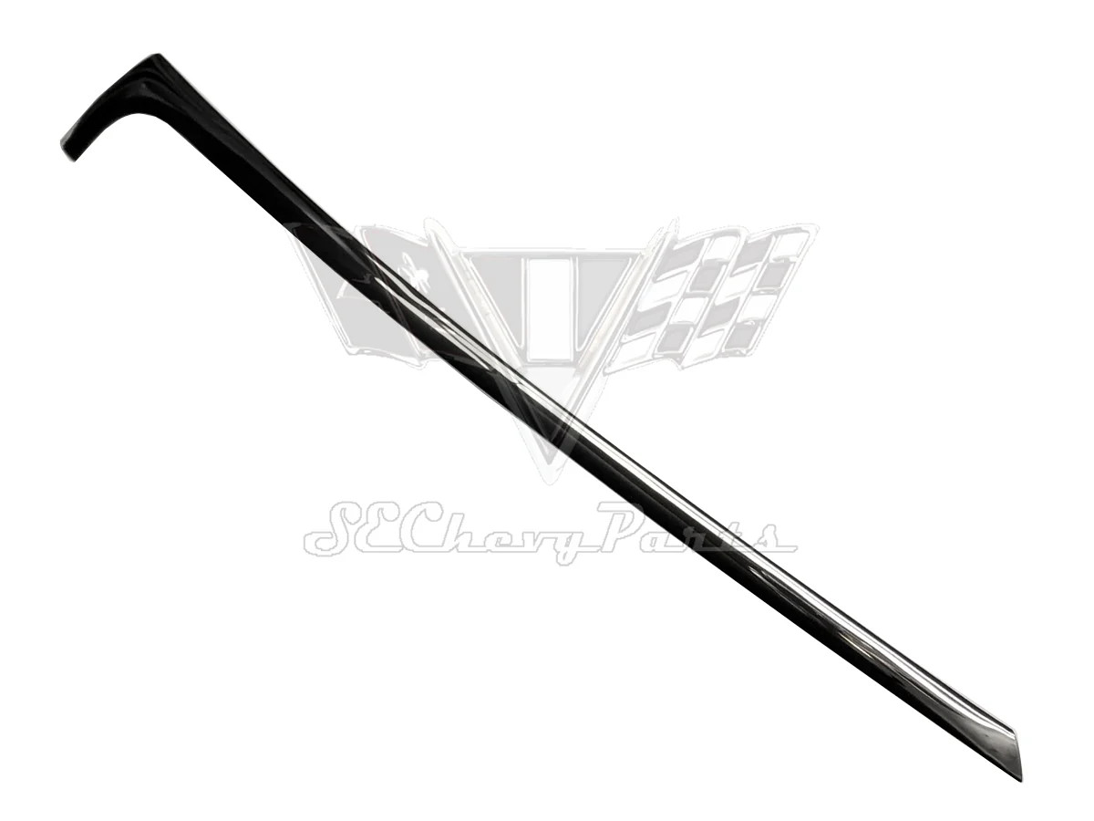 1959-1960 Chevy Impala 2-Door Hardtop Rear Back Glass Side Molding Trim R SHOW