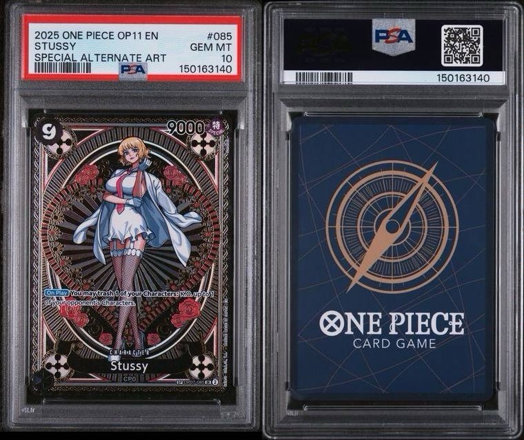Bandai One Piece Stussy OP07-085 SP Foil Alt Art English 2025 PSA 10 Bandai One Piece Stussy OP07-085 SP Foil Alt Art English 2025 PSA 10