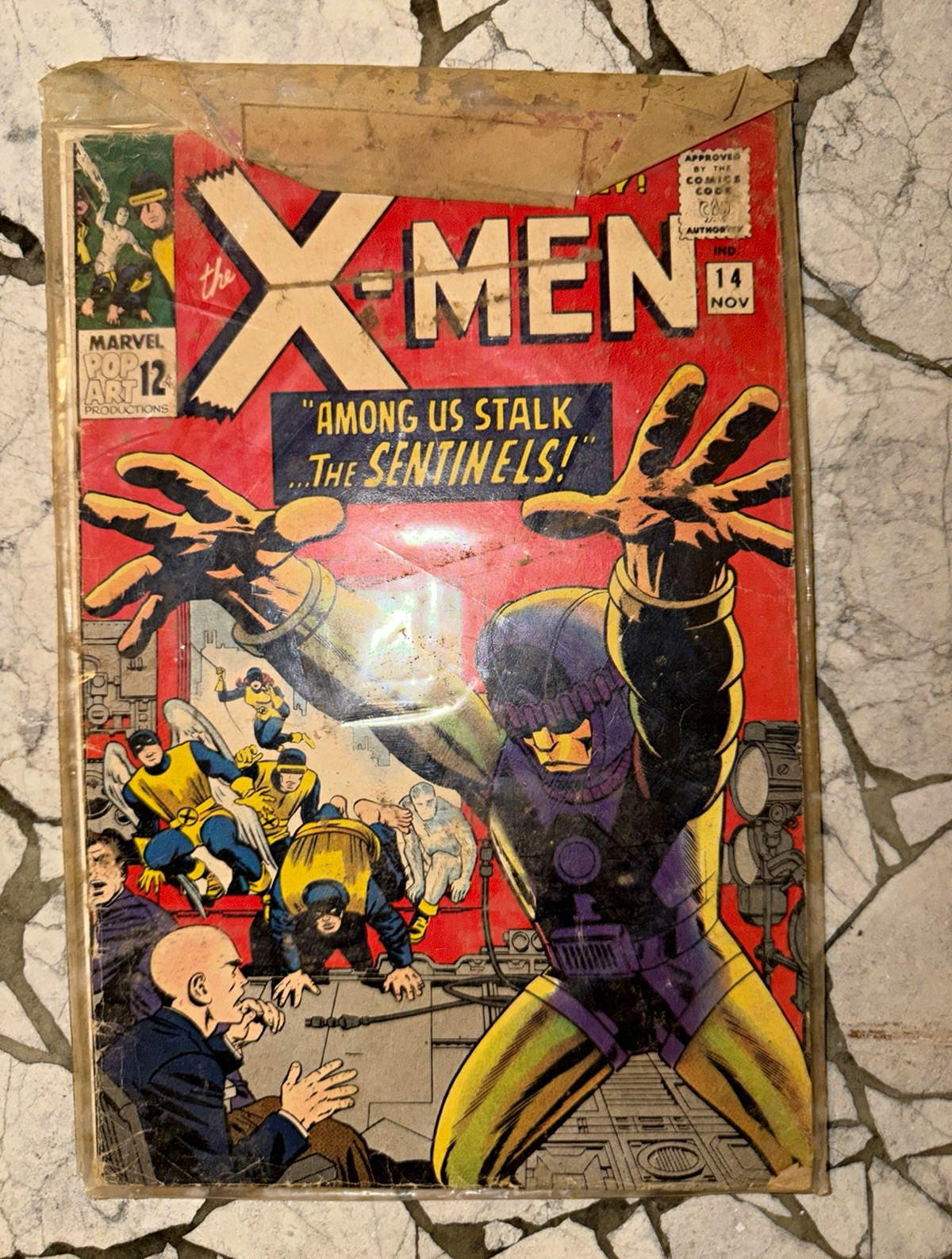 X-Men #14 (1965) 1st Appearance of Sentinels Silver Age Marvel Key Issue Raw X-Men #14 (1965) 1st Appearance of Sentinels Silver Age Marvel Key Issue Raw