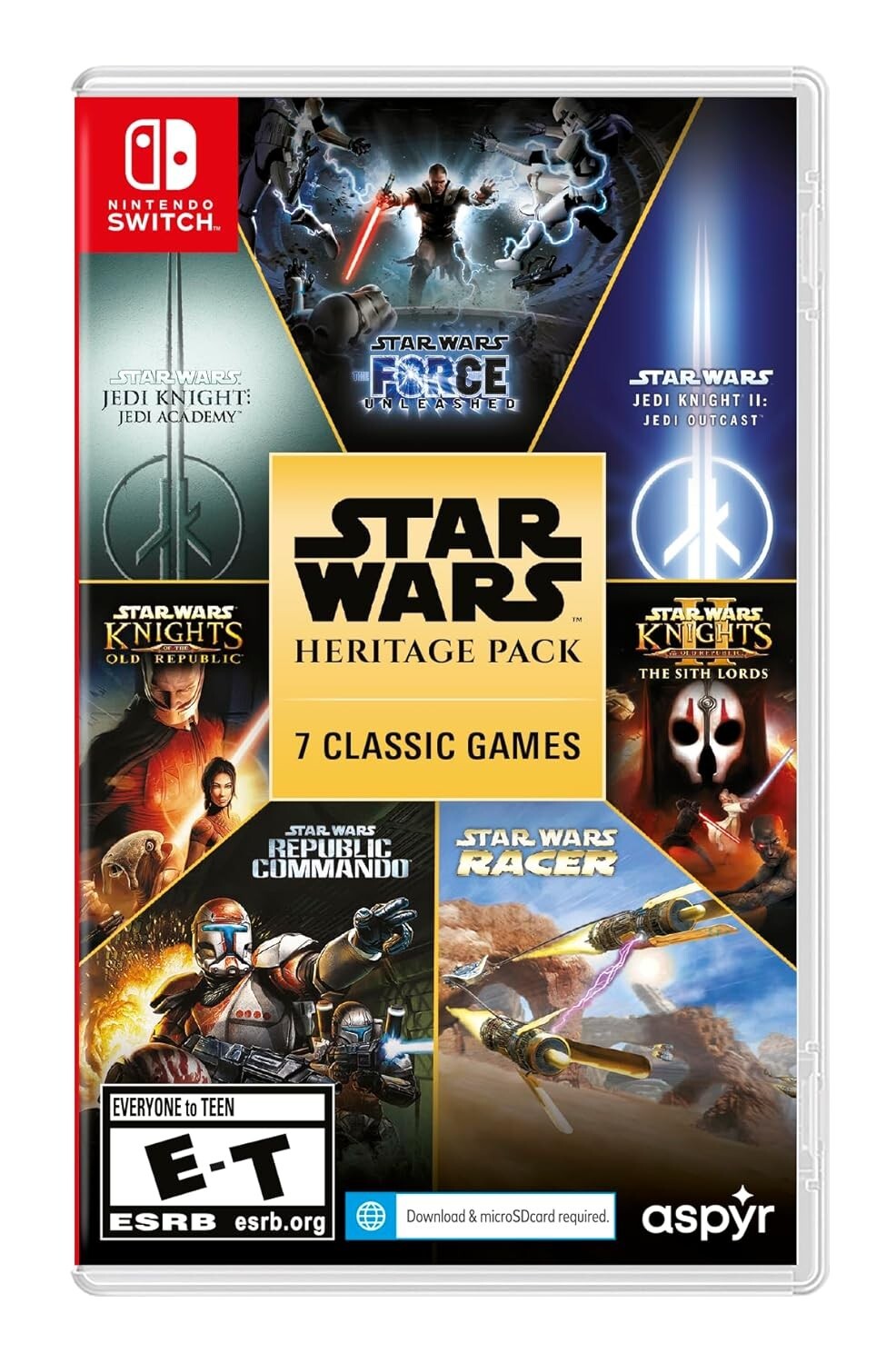 Star Wars Heritage Pack - Nintendo Switch , US Version ,Brand New Factory Sealed Star Wars Heritage Pack - Nintendo Switch , US Version ,Brand New Factory Sealed