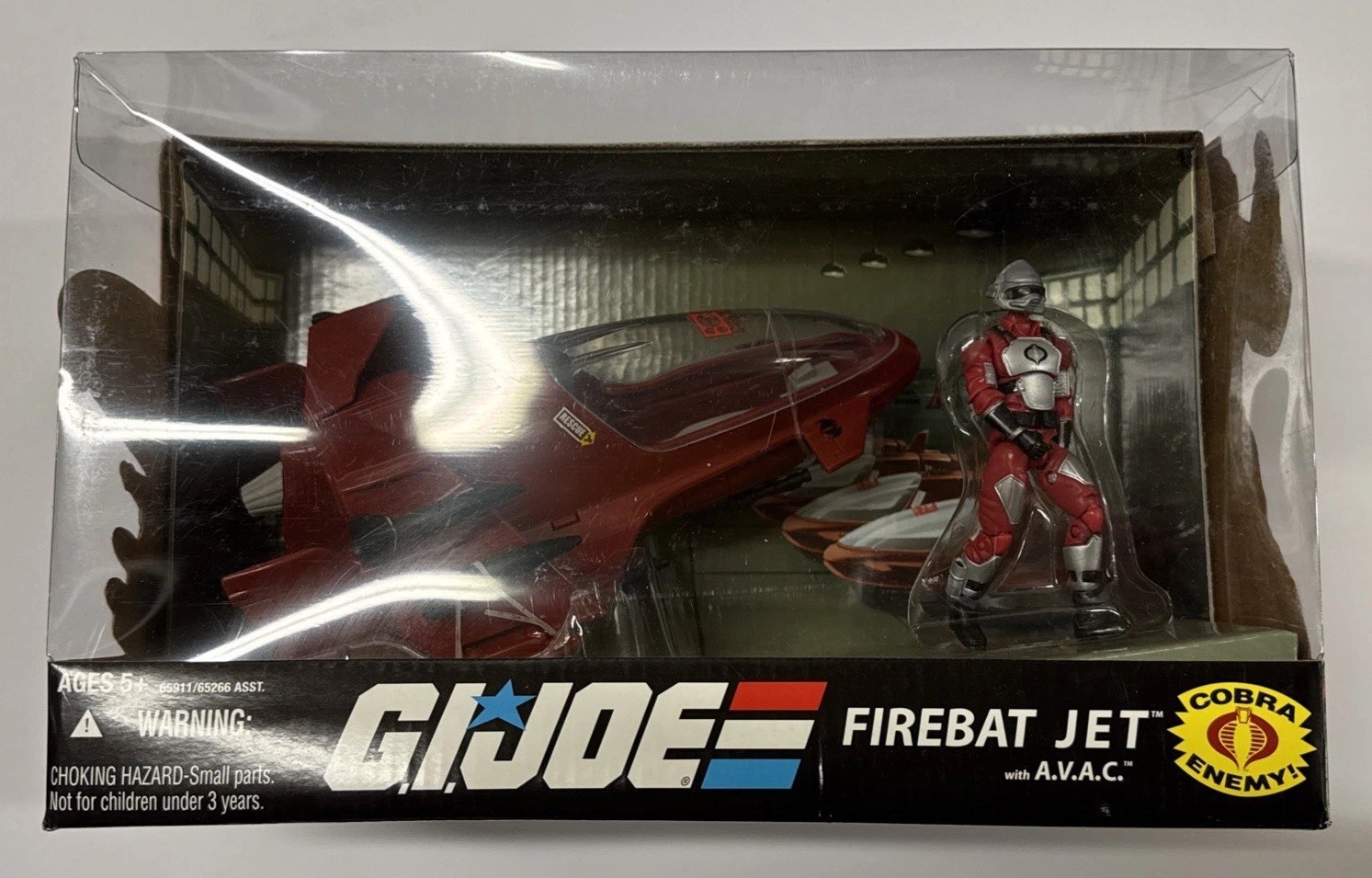 Hasbro G.I. Joe 25th Anniversary Firebat Jet & A.V.AC. AVAC 65911 New/Sealed2008 Hasbro G.I. Joe 25th Anniversary Firebat Jet & A.V.AC. AVAC 65911 New/Sealed2008