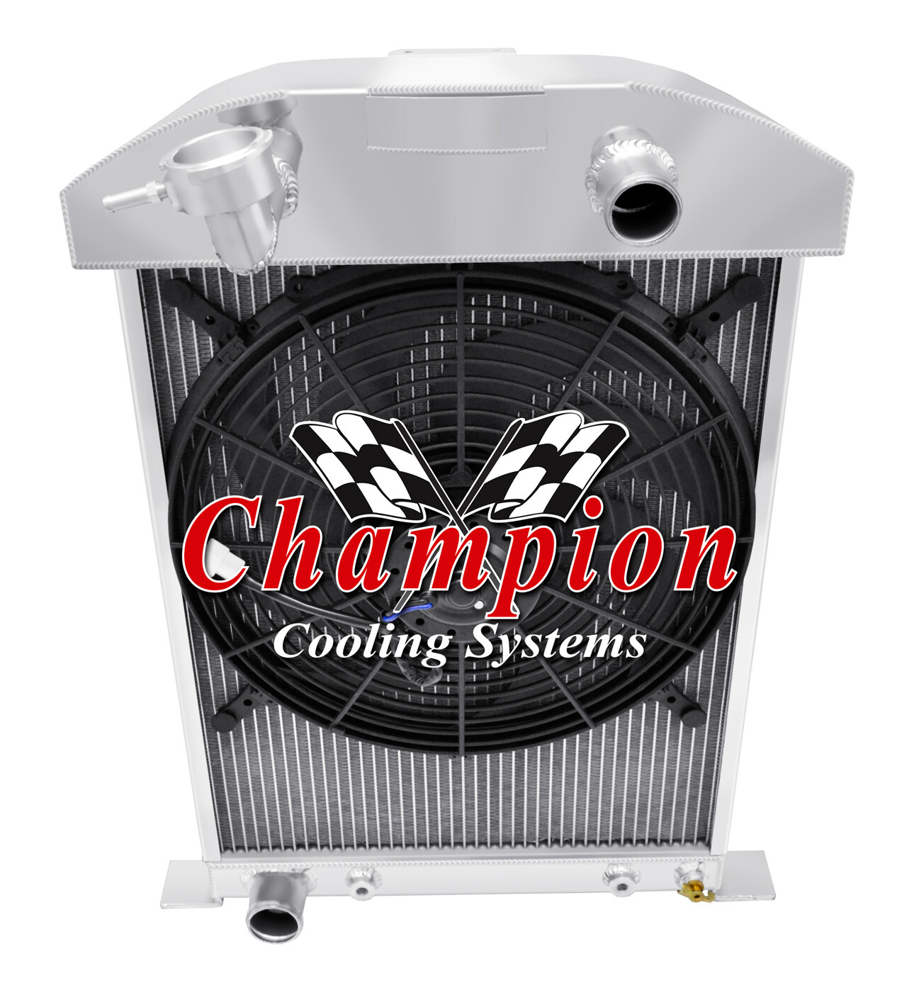 KR Champion 3 Row Radiator Ford Config,16\