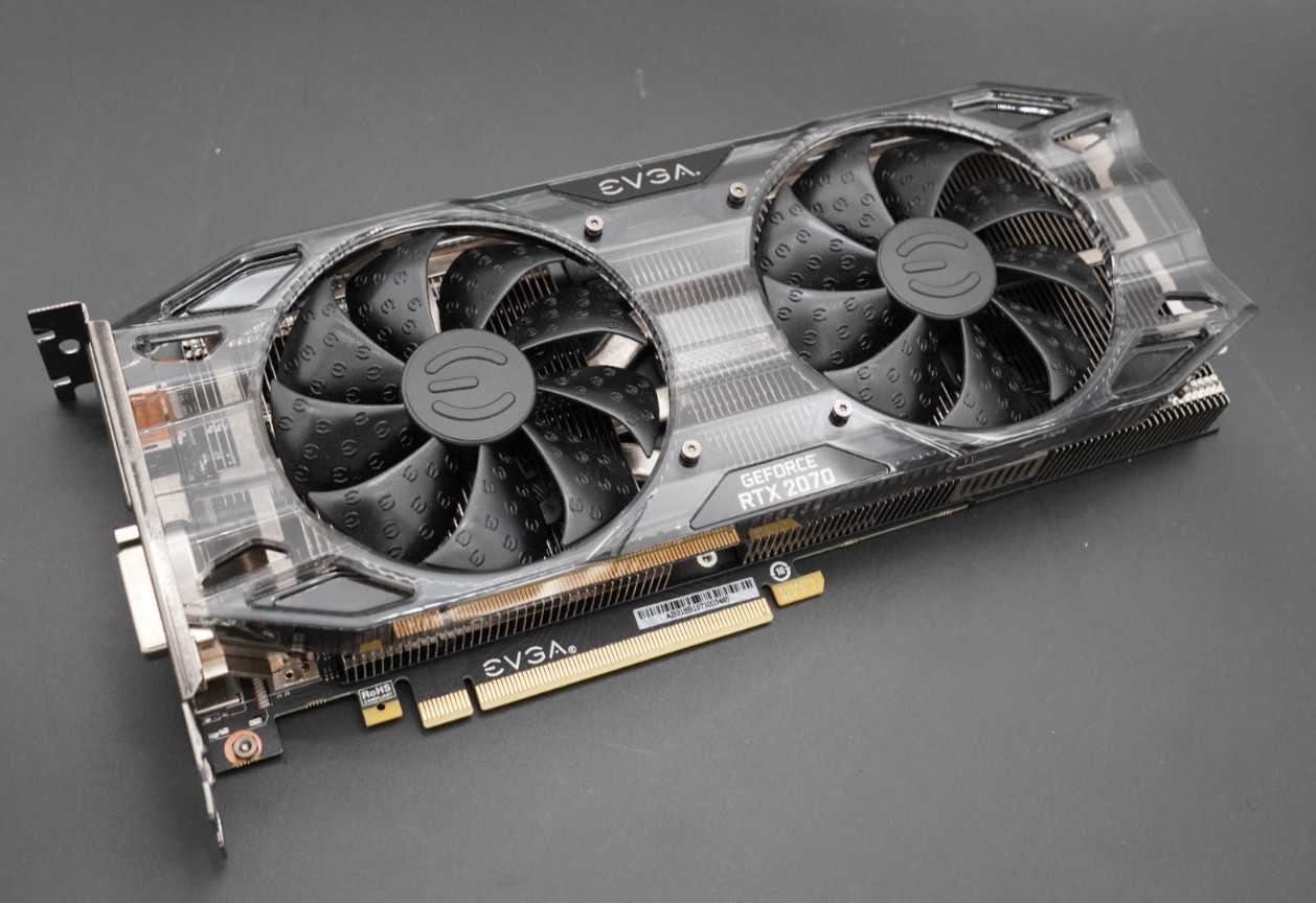 EVGA NVIDIA GeForce RTX 2070 Black Gaming 8GB GDDR6 Graphics Card 08G-P4-1071-KR