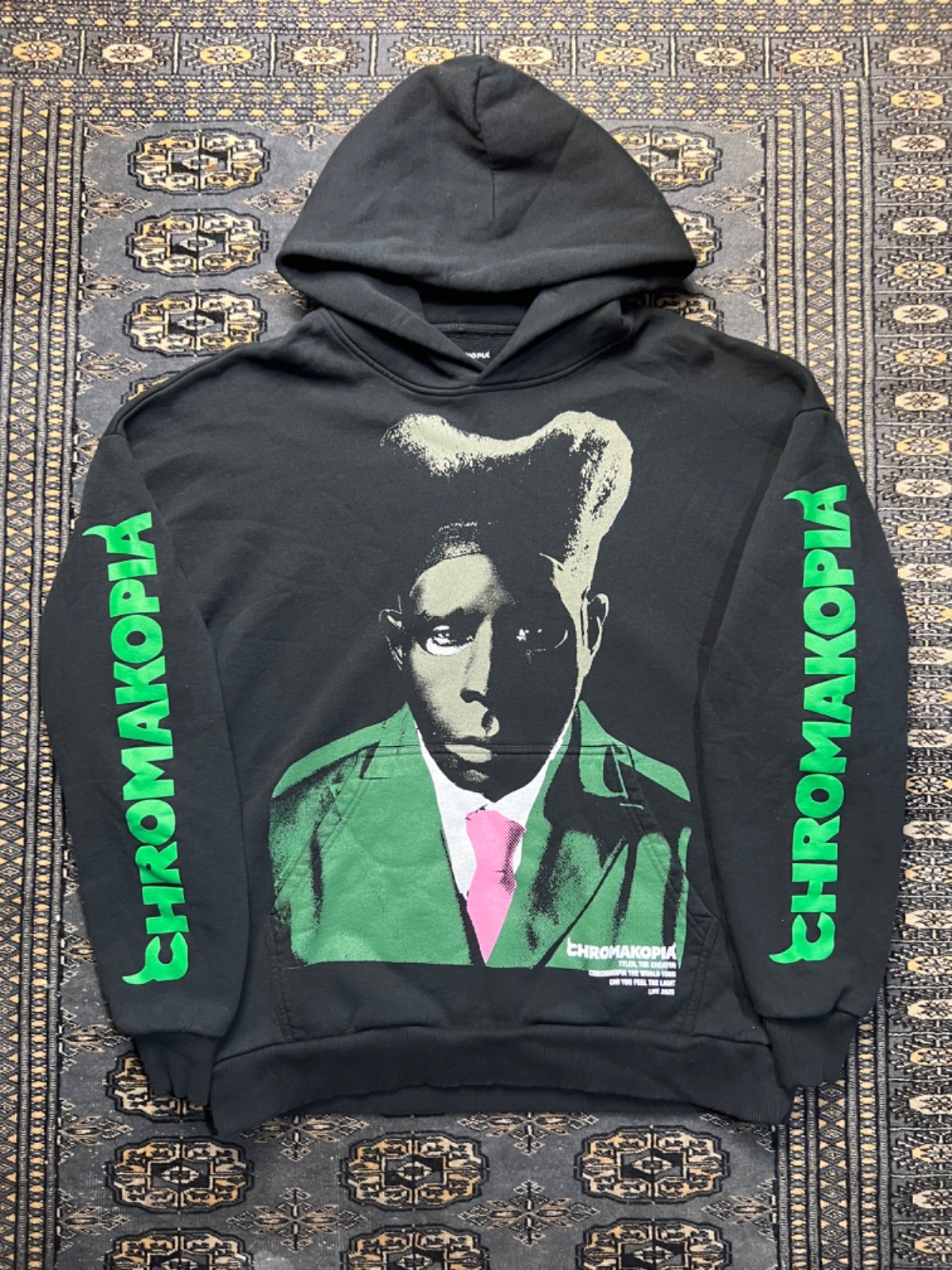 Tyler The Creator Chromakopia By Golf Tour Sweatshirt Size L AOP Tyler The Creator Chromakopia By Golf Tour Sweatshirt Size L AOP