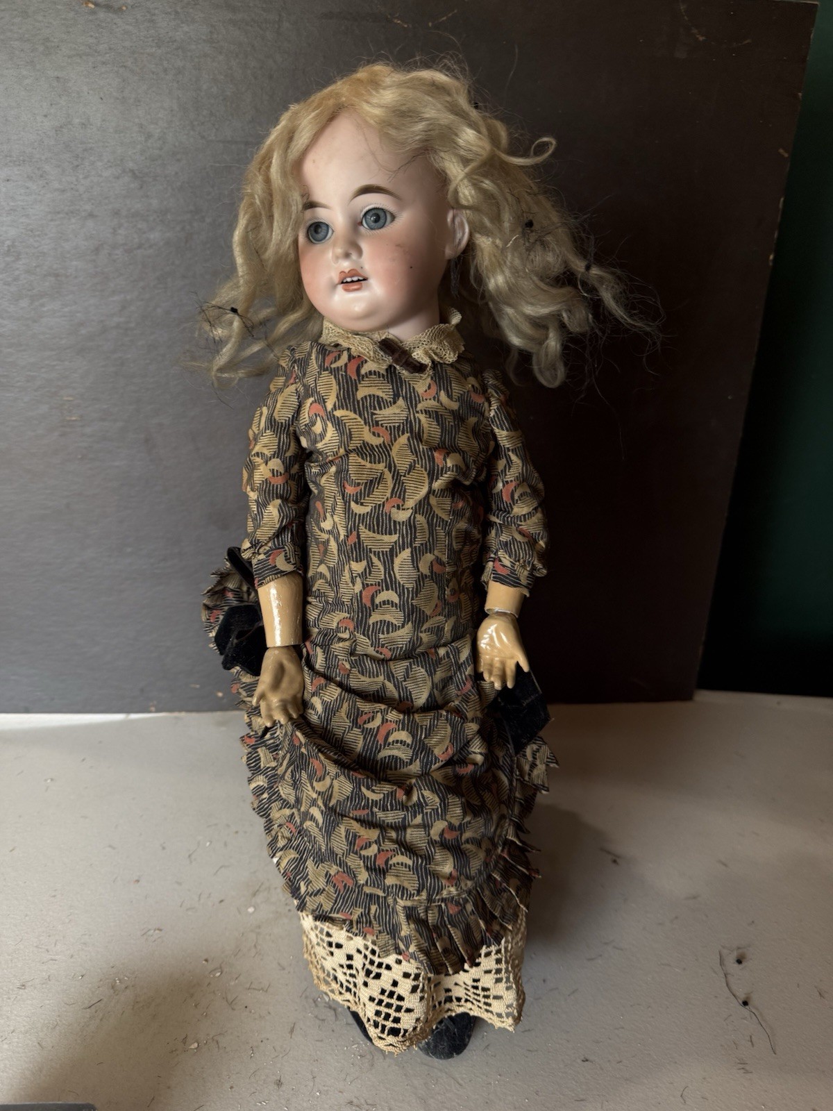 Antique Armand Marseille 1894 AM 6 DEP German Bisque Doll 19” Germany