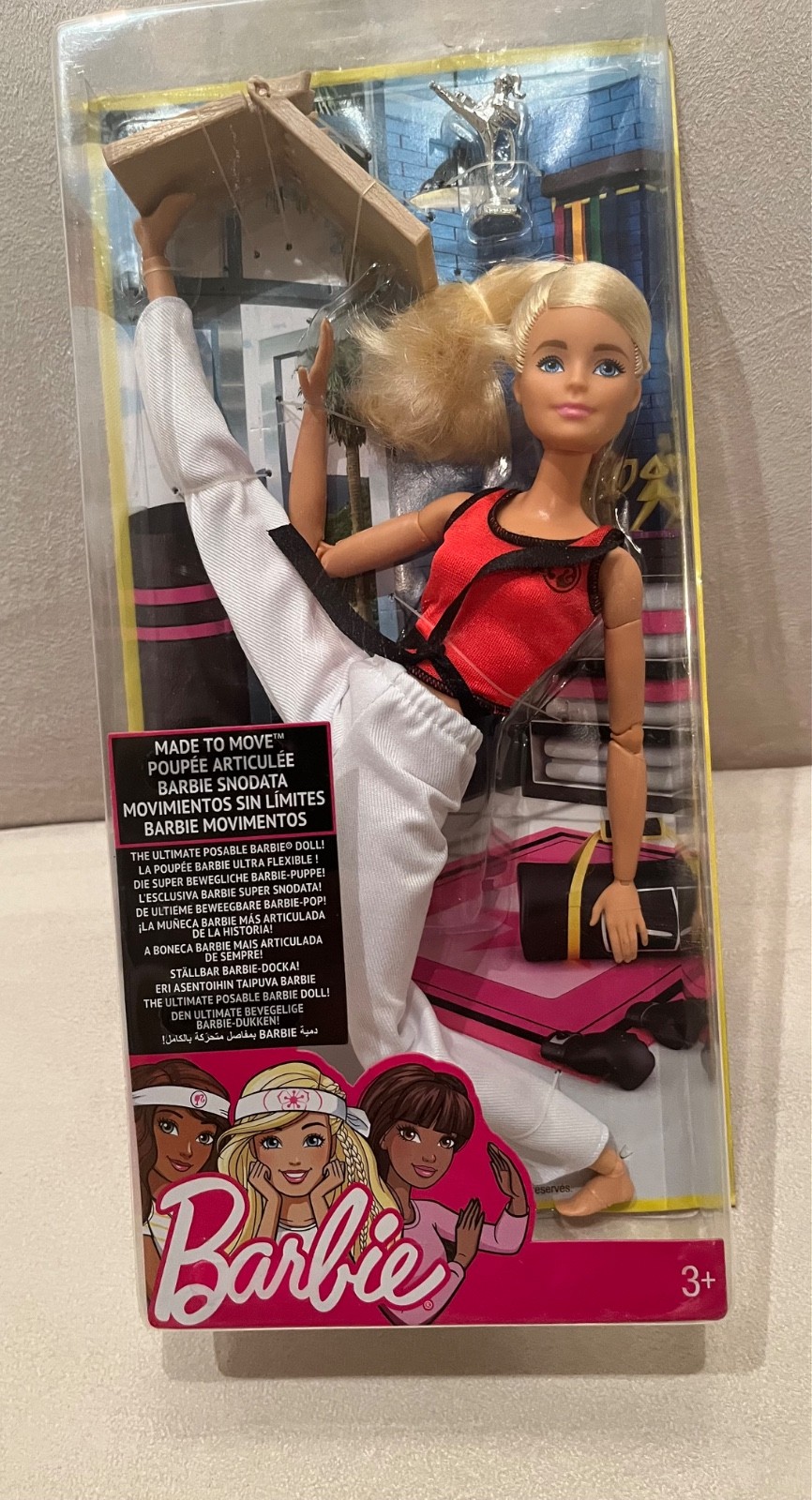 2015 Mattel Barbie Made to Move The Ultimate Posable Martial Artist Karate Doll 2015 Mattel Barbie Made to Move The Ultimate Posable Martial Artist Karate Doll
