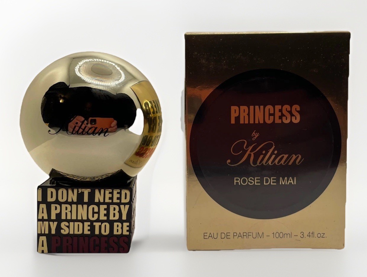 RARE, Retired NICHE BOTTLE Princess By Kilian ROSE DE MAI Eau de Parfum -3.4oz