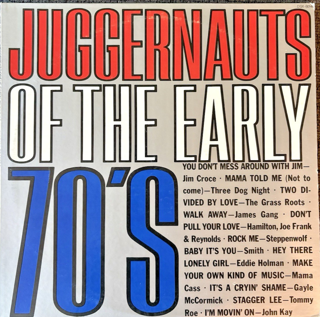 Juggernauts of the Early 70’s LP 1973 Dunhill DSX-50146 Jim Croce Steppenwolf