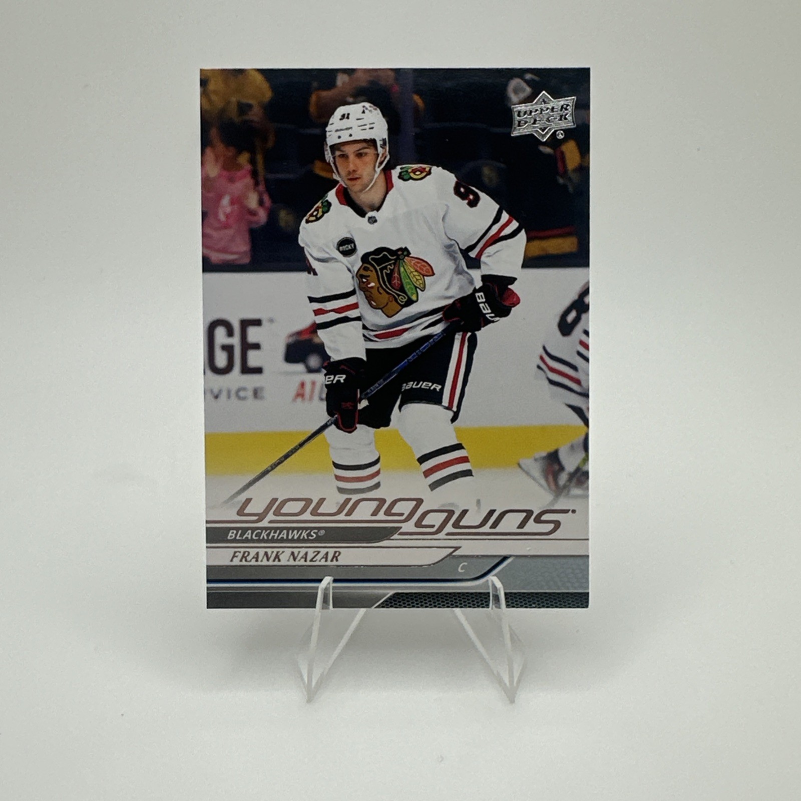2024-25 Upper Deck Series 1 - Young Guns Frank Nazar #227 (RC) 2024-25 Upper Deck Series 1 - Young Guns Frank Nazar #227 (RC)