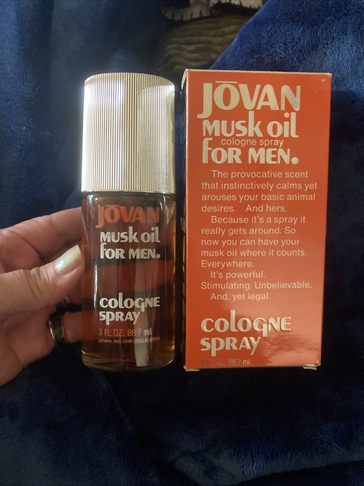 Vintage NOS Jovan Musk Oil Men’s 3oz Cologne :Note Sprayer Replaced With A Cork Vintage NOS Jovan Musk Oil Men’s 3oz Cologne :Note Sprayer Replaced With A Cork