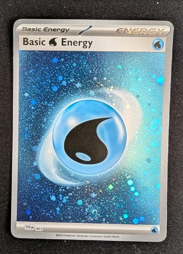 Basic Water Energy (Cosmos Holo) 003 SVE: Scarlet & Violet Energies Pokemon NM Basic Water Energy (Cosmos Holo) 003 SVE: Scarlet & Violet Energies Pokemon NM