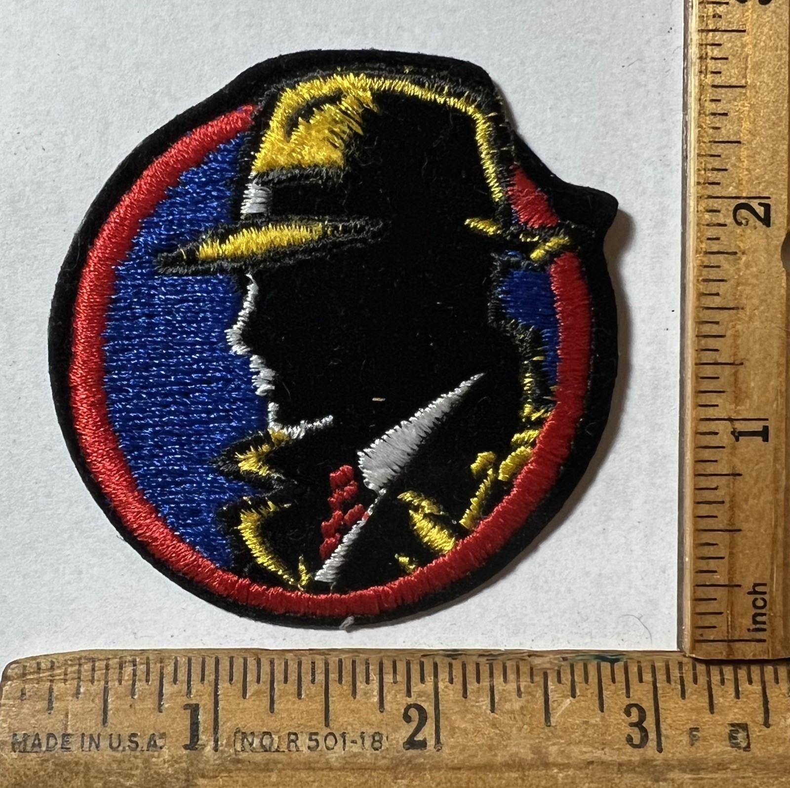 Vintage Dick Tracy Movie Logo Iron On Embroidered Patch