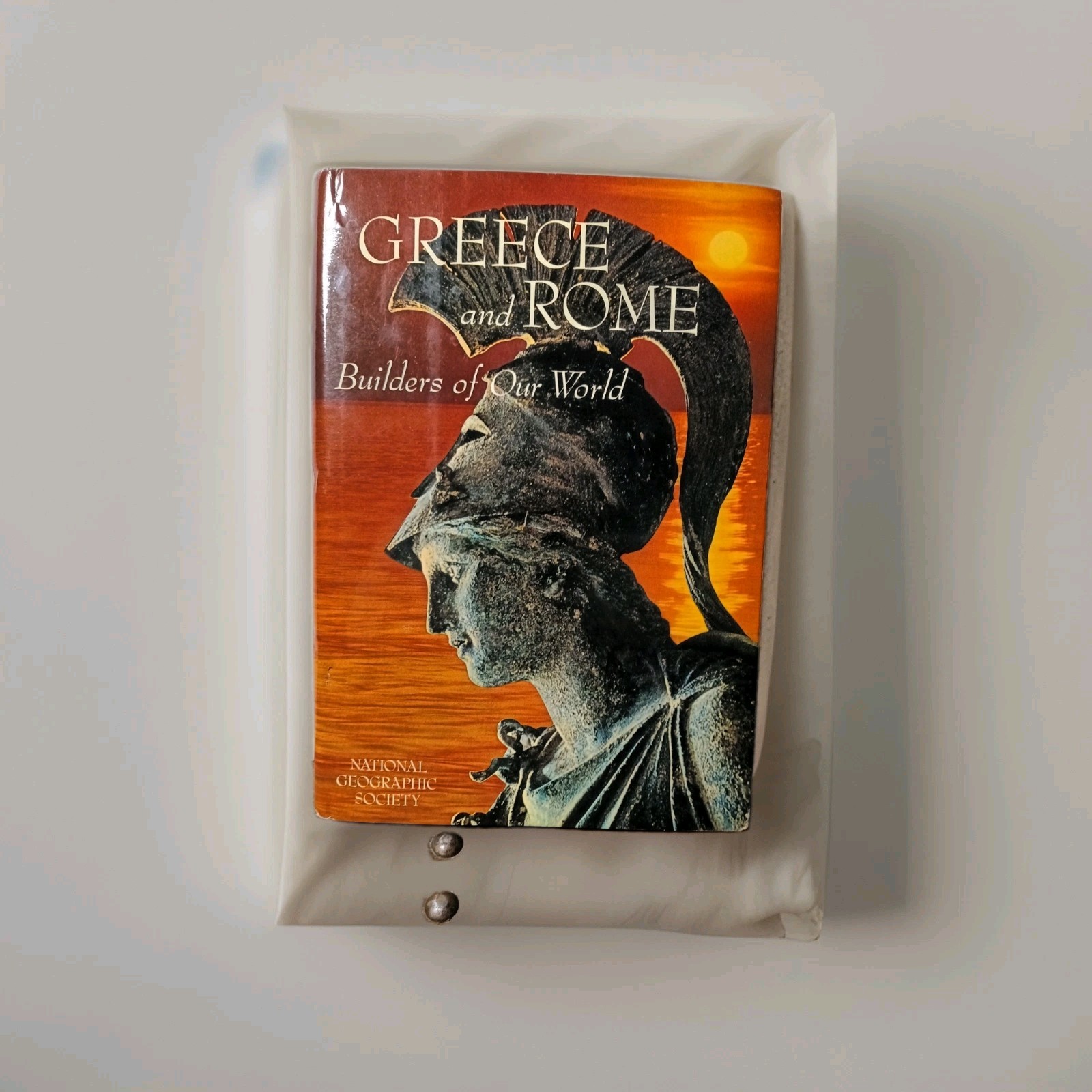 Vintage 1968 Greece and Rome Builders of Our World National Geographic Book...